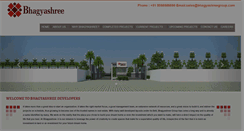 Desktop Screenshot of bhagyashreedevelopers.in